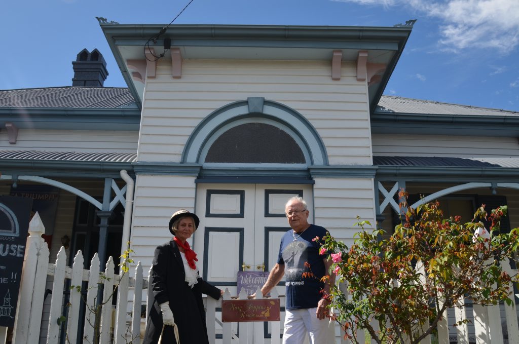 Lorraine and Les Struthers have helped transform PL Travers' childhood home on Herbert St, Allora, since buying the property in 2007.